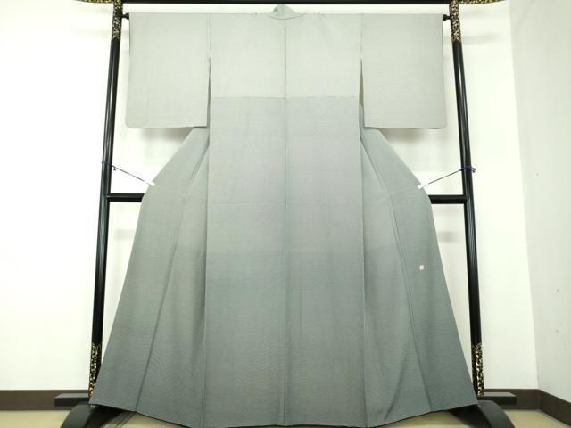 平和屋着物 色留訪問着 作家物 格子 正絹 ps