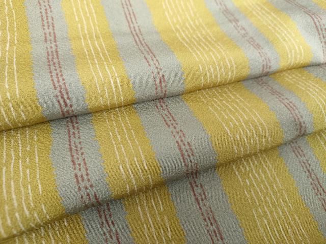 平和屋着物 上質な小紋 間道 正絹 ps