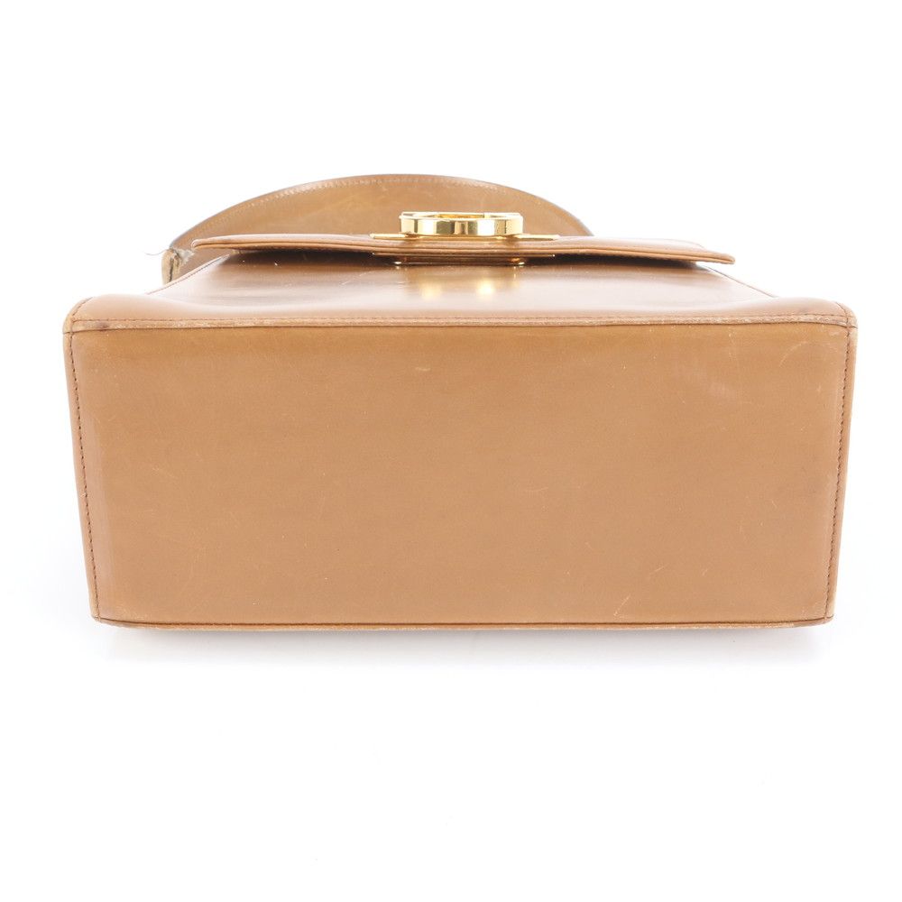 美品 サルヴァトーレフェラガモ ガンチーニ レザー ハンドバッグ