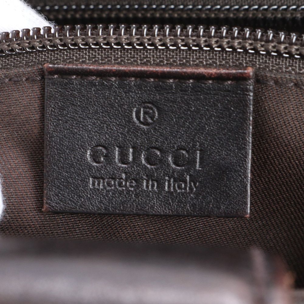 極美品 グッチ ディアマンテ 223665 レザー ビジネス バッグ 斜め掛け