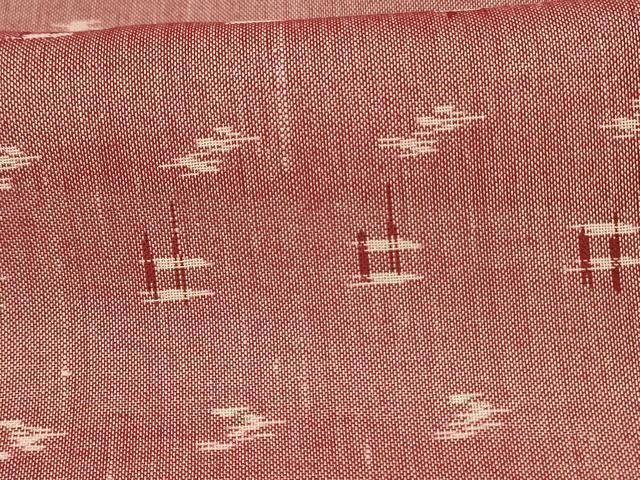  平和屋着物 夏物 紗紬 絣文 正絹 jd 紬 着物