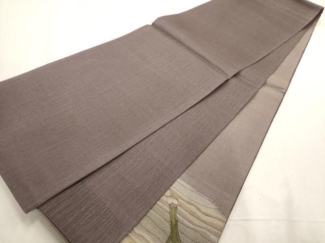  平和屋着物 夏物 太鼓柄袋帯 草花文 金糸 正絹 wj 袋帯 帯