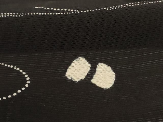 絞り 流水舞蝶文