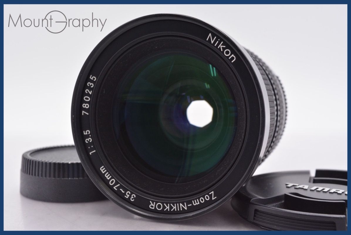 ニコン Nikon Zoom-NIKKOR 35-70 mm F 3.5 Ai 前後キャップ付 同梱無料 am 2264