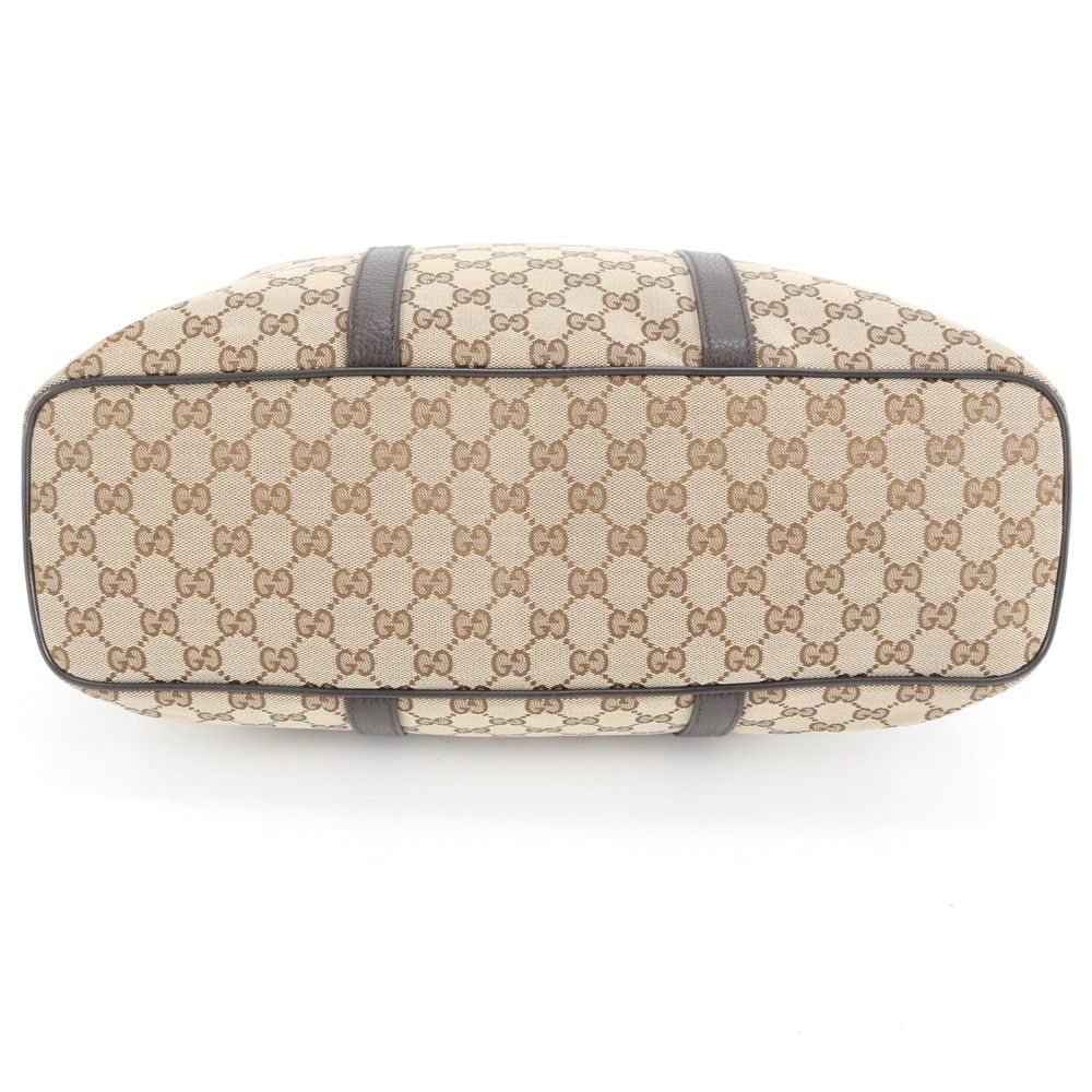 GUCCI トートバッグ GGキャンバス 極美品 グッチ GG キャンバス 449169 レザー トート バッグ ショルダー