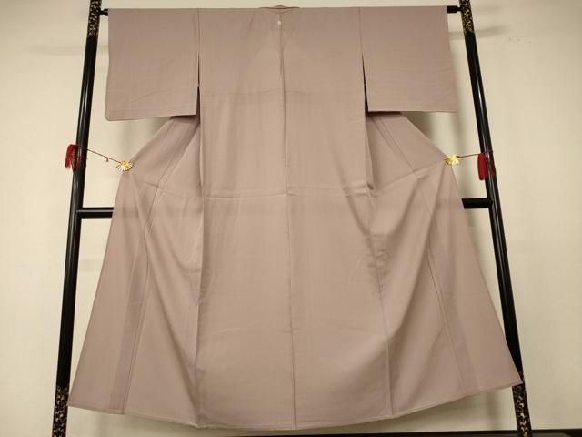 平和屋着物 夏物 色無地 絽 白茶色 正絹 jd