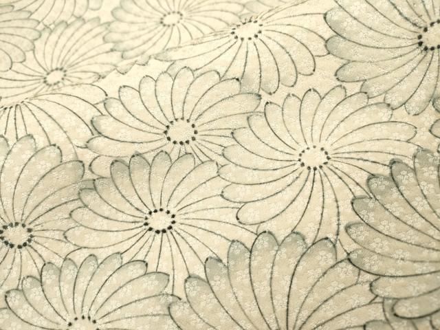  平和屋着物 上質な小紋 単衣 花尽くし 正絹 fe 小紋 着物