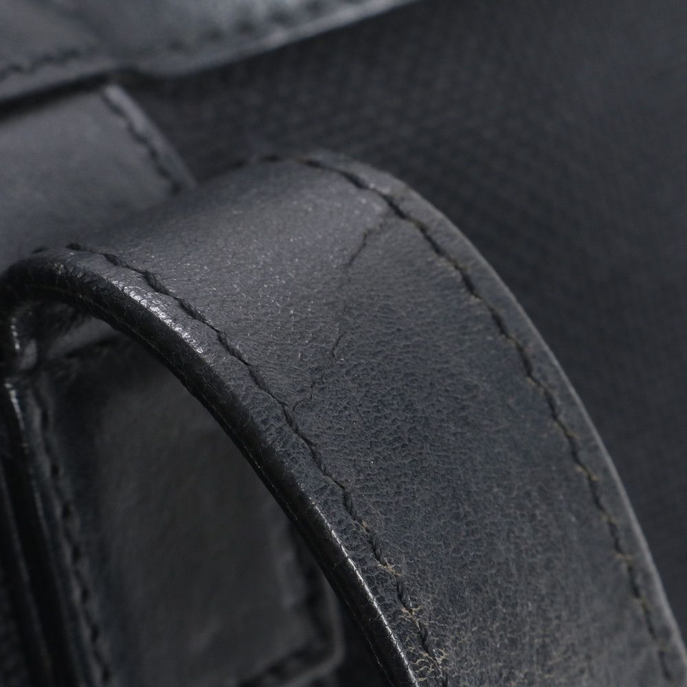 廃盤・美品 グッチ ビジネス トートバッグ オールレザー 肩掛け A4可 黒 廃盤・美品 グッチ ビジネス トートバッグ オールレザー 肩掛け A4可