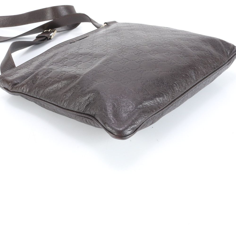 極美品 グッチ グッチシマ 201446 レザー ショルダーバッグ 斜め掛け