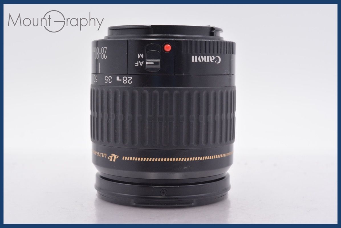 キヤノン Canon EF 28 80 mm F 3 5 6 II USM 前後キャップ レンズフィルター付 同梱無料 am 2278