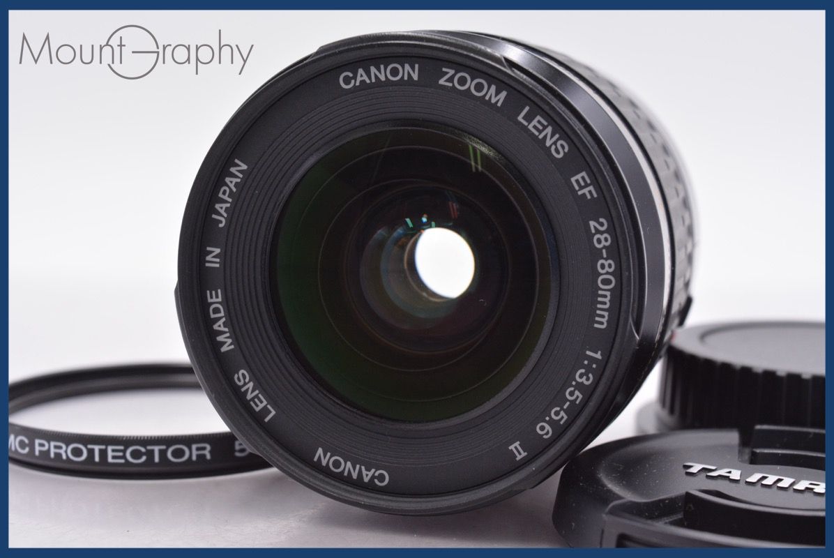 キヤノン Canon EF 28 80 mm F 3 5 6 II USM 前後キャップ レンズフィルター付 同梱無料 am 2281