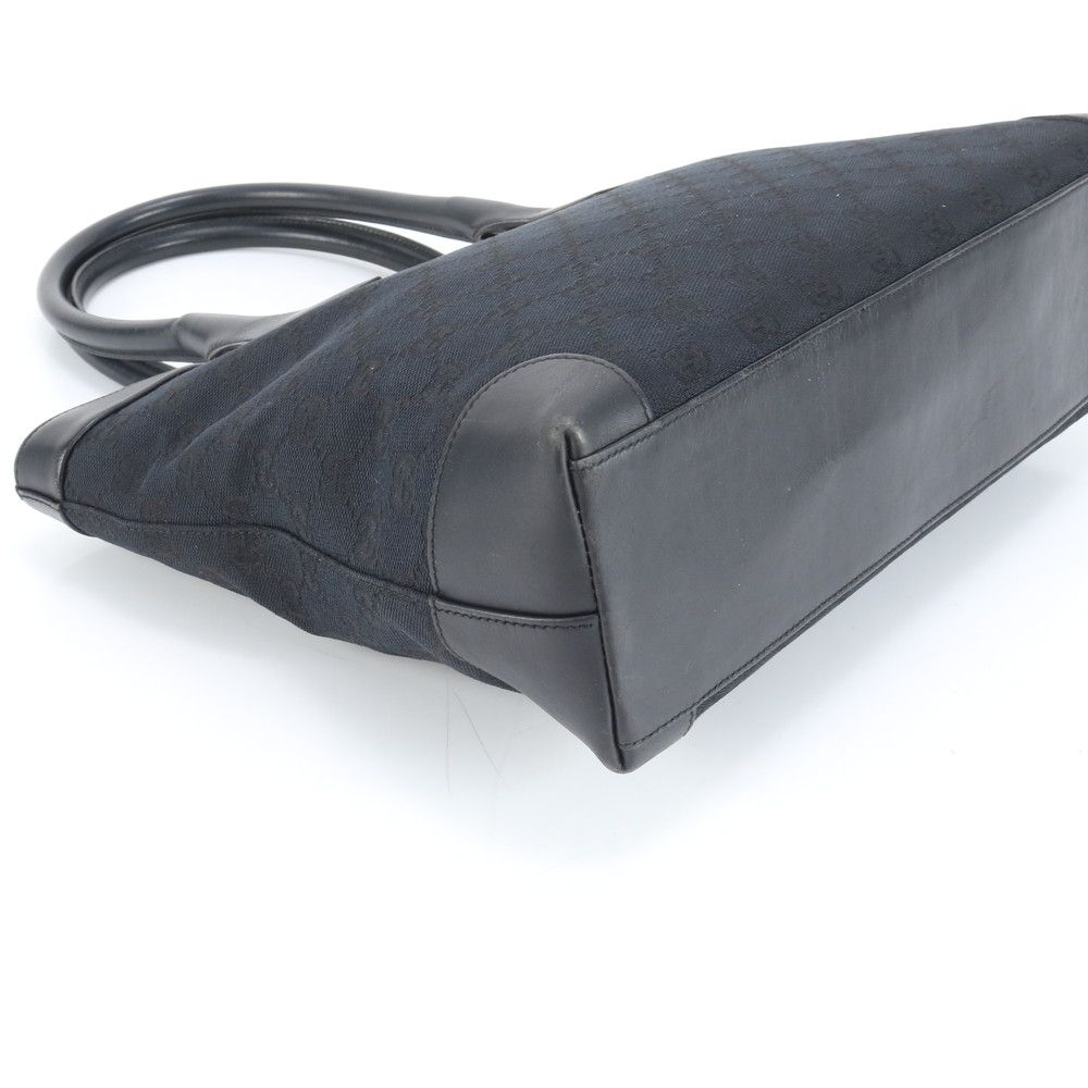 極美品 グッチ GG キャンバス 002-1119 レザー トート バッグ 肩掛け