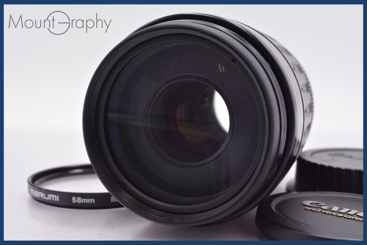 キヤノン Canon EF 100-300 mm F 4.5-5.6 USM 前後キャップ-レンズフィルター付 同梱無料 am 2288