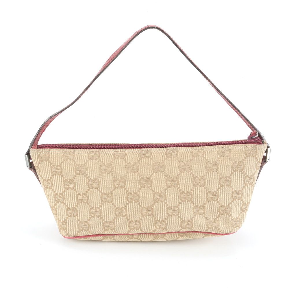 GUCCI グッチ レザー ワンショルダーバッグ ポーチ付 肩掛け レザー 極 