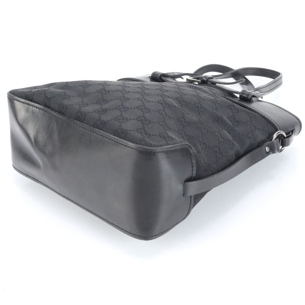 廃盤・美品 グッチ ビジネス トートバッグ オールレザー 肩掛け A4可 黒 美品 グッチ GG キャンバス 107757 レザー トート バッグ 肩掛け