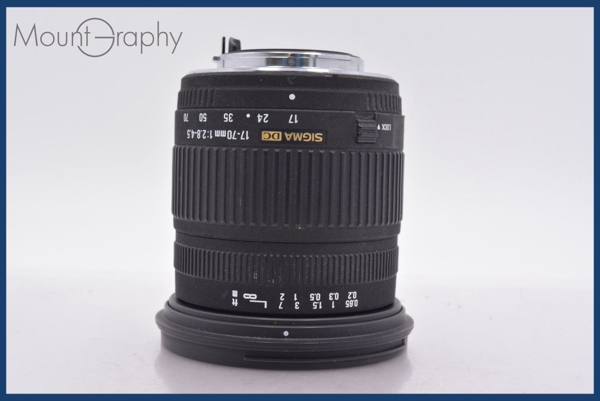 上 シグマ SIGMA DC 17 70 mm F 2 8 4 5 前後キャップ レンズフィルター付 ペンタックスK用 AF 同梱無料 am 2305