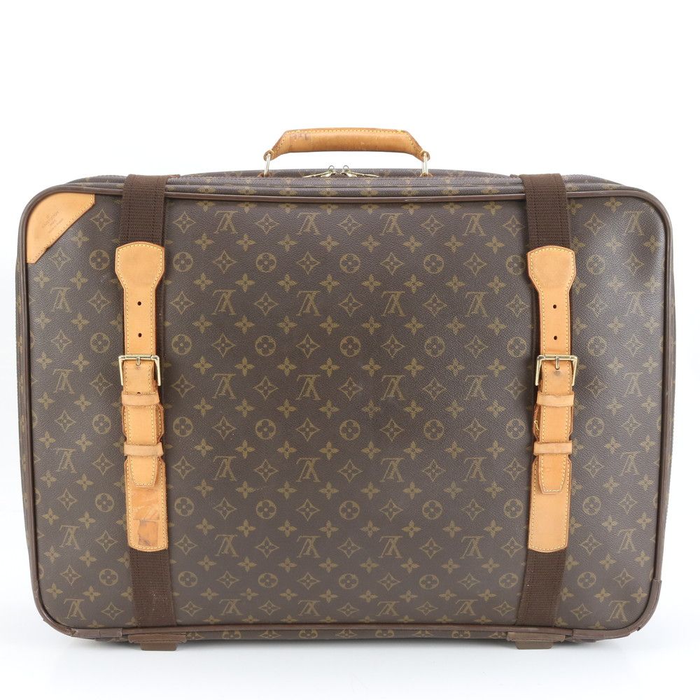 ルイヴィトン モノグラム サテライト 65 M 23352 レザー ボストン バッグ 出張 旅行 トート トラベル A 4 メンズ RRE DE 29 5