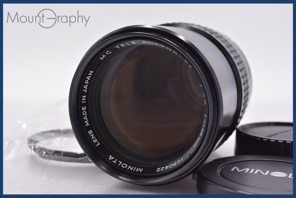 上 ミノルタ MINOLTA MC TELE ROKKOR PF 135 mm F 2 8 前後キャップ レンズフィルター付 同梱無料 am 2323