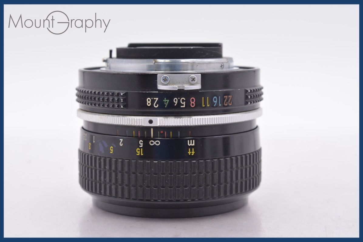 ニコン Nikon NIKKOR 35 mm F 2 8 非Ai 前後キャップ レンズフィルター付 同梱無料 am 2331