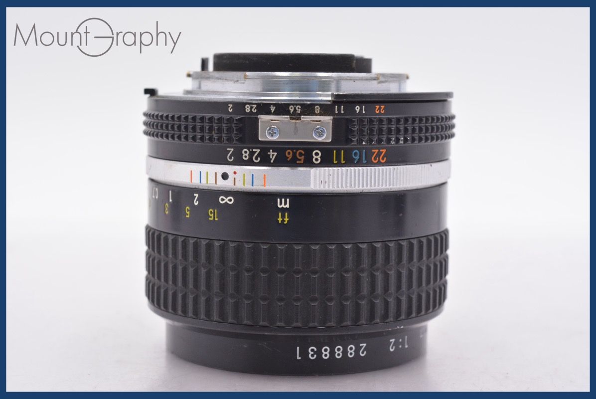 ニコン Nikon NIKKOR 35 mm F 2 Ai S 前後キャップ レンズフィルター付 同梱無料 am 2332