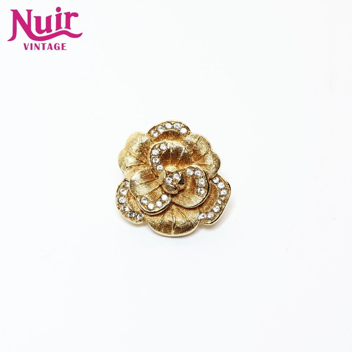 Christian Dior フラワーブローチ Vintage Christian Dior Camellia Flower Brooch - Etsy