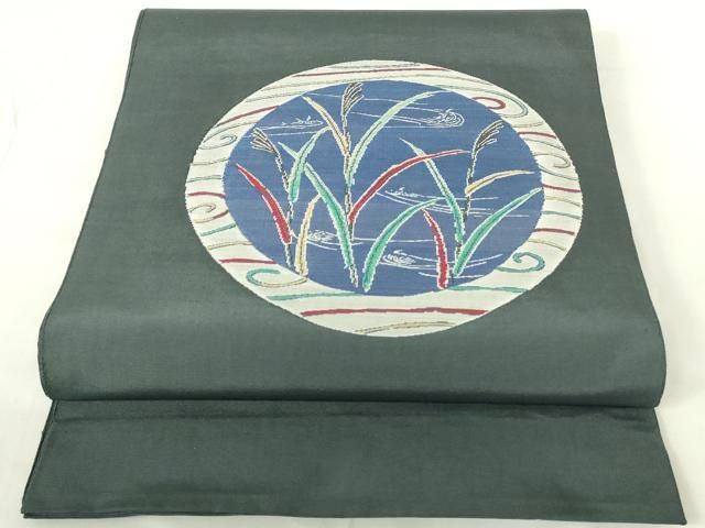 平和屋着物◎太鼓柄袋帯 芒文 正絹 逸品 DAAZ9254qp - メルカリ