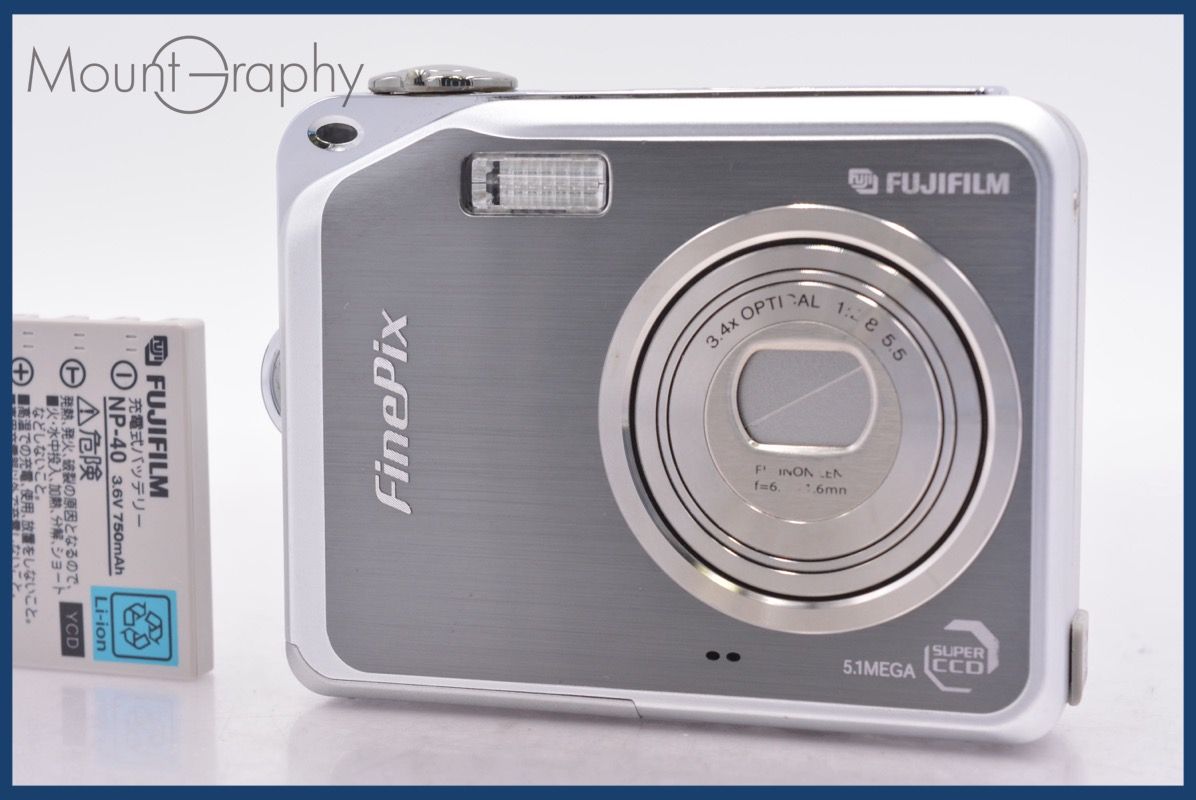 富士フィルム FUJIFILM FinePix V10 3.4x バッテリー付属 ☆完動☆同梱