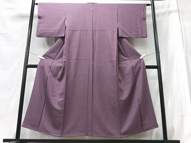 平和屋着物□上質な色無地 霞地紋 二藍色 正絹 逸品 CABB2832xe - メルカリ