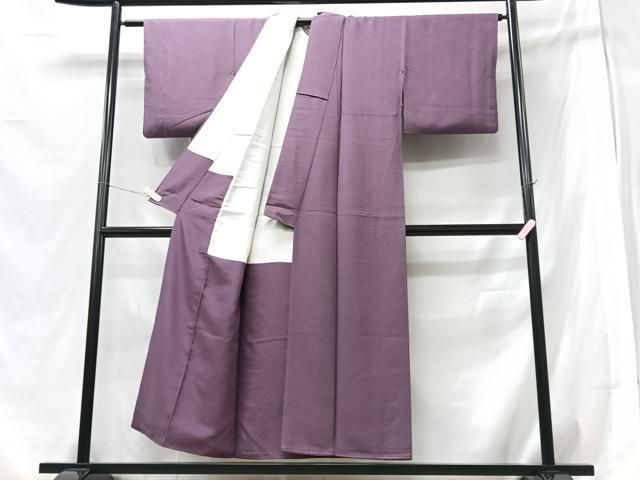 平和屋着物□上質な色無地 霞地紋 二藍色 正絹 逸品 CABB2832xe - メルカリ