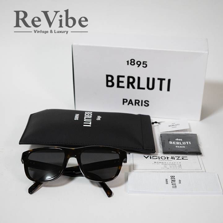 BERLUTI ブラック サングラス イクイノックス サングラス | ベルルッティ JP