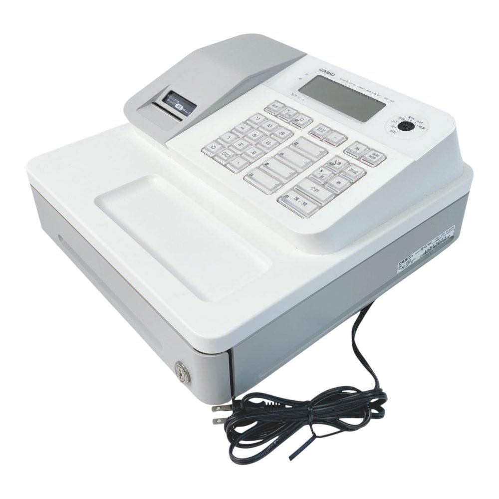 カシオ レジスター 4部門 小型ドロア SE-G2-WE ホワイト - メルカリ