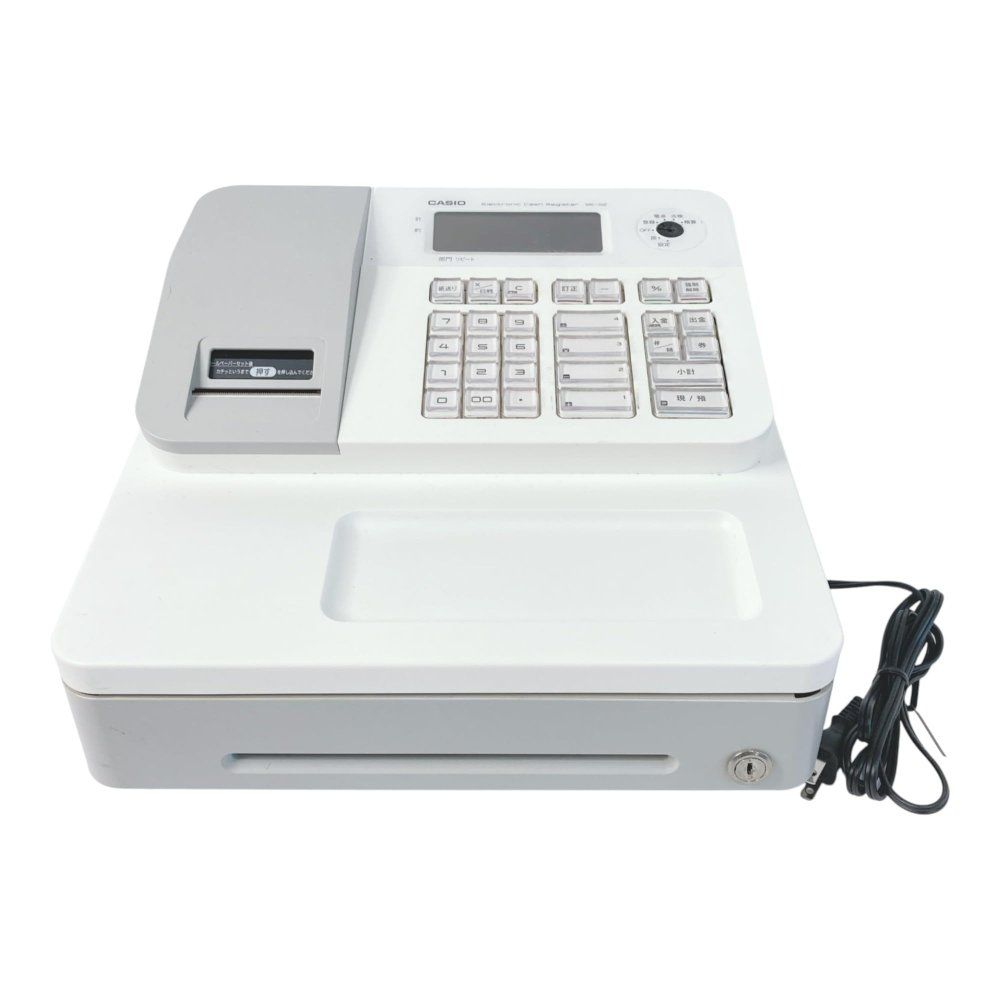 カシオ レジスター 4部門 小型ドロア SE-G2-WE ホワイト - メルカリ