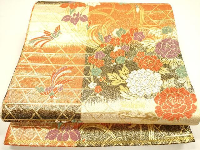 正絹 六通袋帯【一期一会 唐草】 No.1753 正絹 六通袋帯【一期一会 唐草】 No.1753 - メルカリ