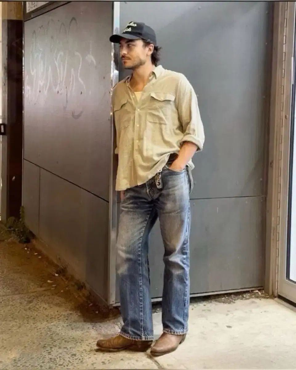 90年代 リーバイス 505 オレンジタブ Mサイズ ウォッシュド デニム 36