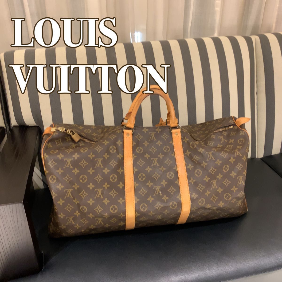 LOUIS VUITTON キーポル60 ボストンバック モノグラム 大容量 M 41422
