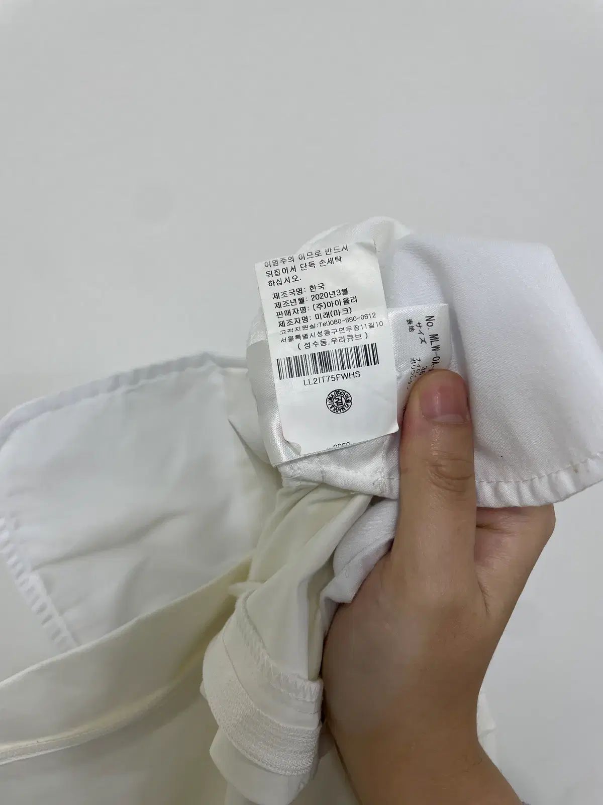 MARK & LONA マークアンドロナ 最新 ミディ ハーフパンツ 白 S