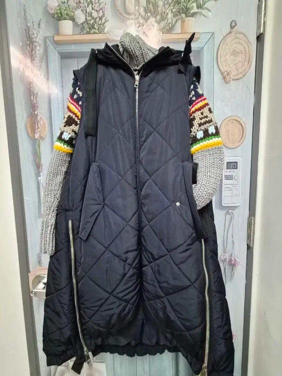 キルティング Long ロング ダウン ベスト