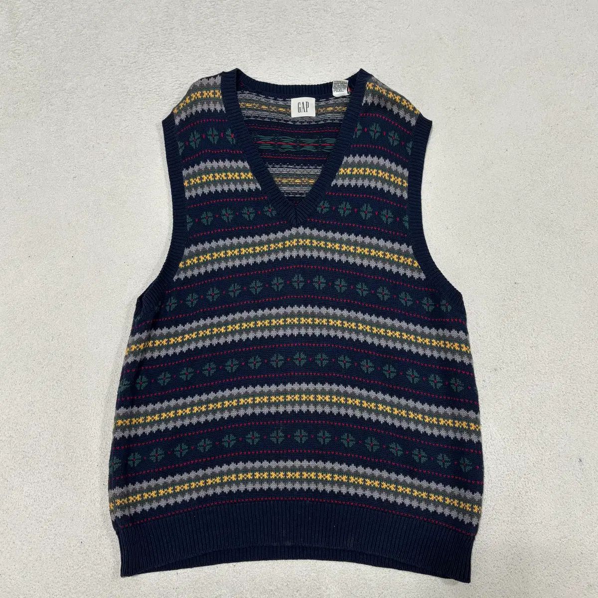 XL GAP フェアアイル コットン ニット ベスト 1217-1 ショップから