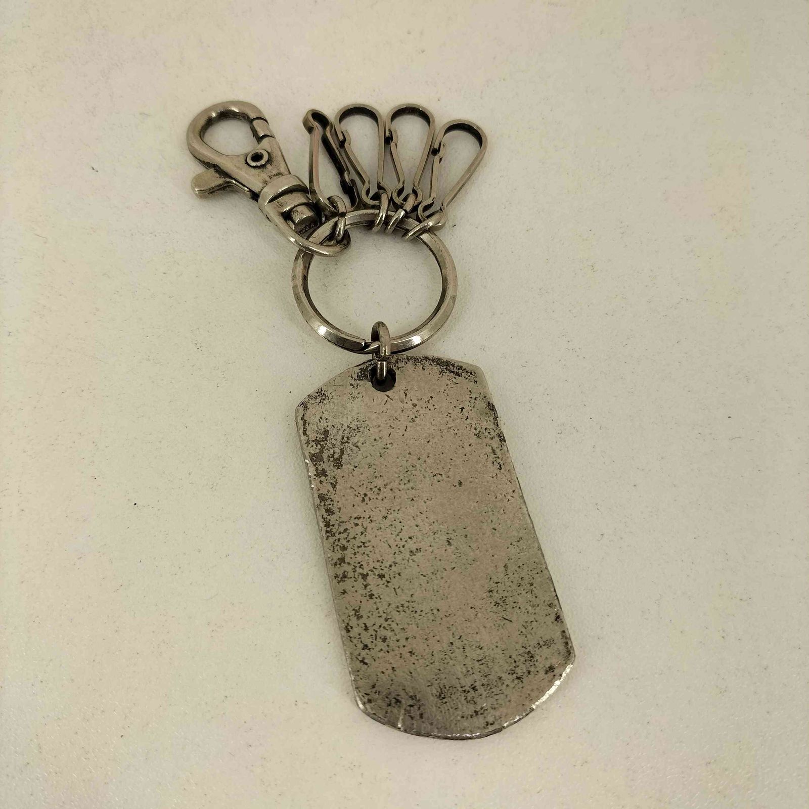 Jean Paul GAULTIER(ジャンポールゴルチエ) 刻印ドックタグキーホルダー メンズ 表記無 【中古】【ブランド古着バズストア】 ジャンポールゴルチエ Jean Paul GAULTIER 刻印ドックタグキーホルダー