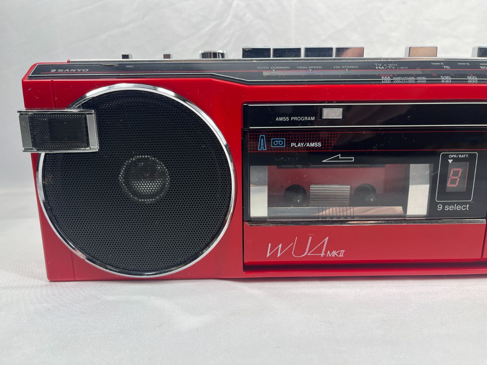 ジャンク品 三洋電機 SANYO サンヨー STEREO RADIO DOUBLE CASSETTE