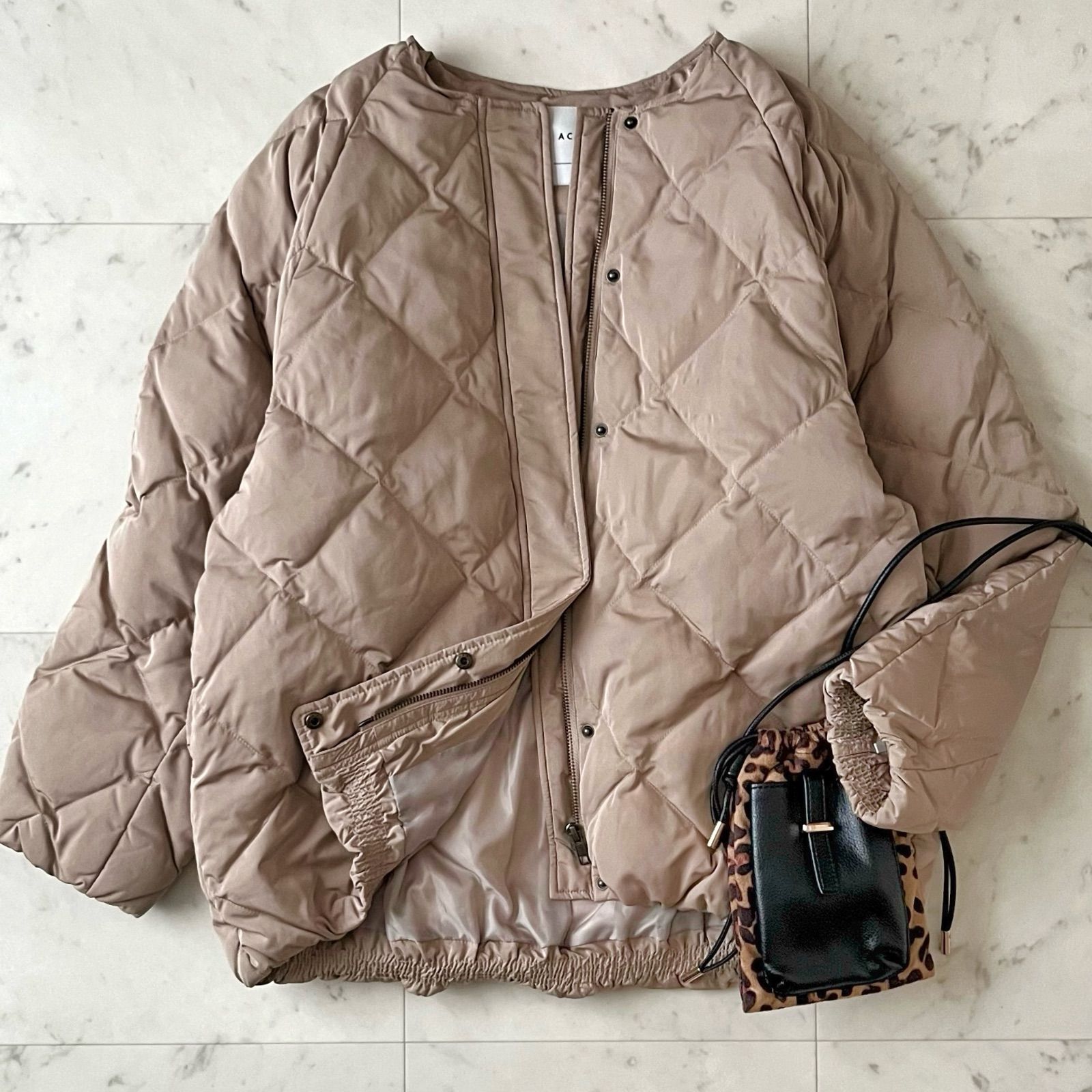 美品//URBAN RESEARCH アーバンリサーチ コクーンキルティングダウン