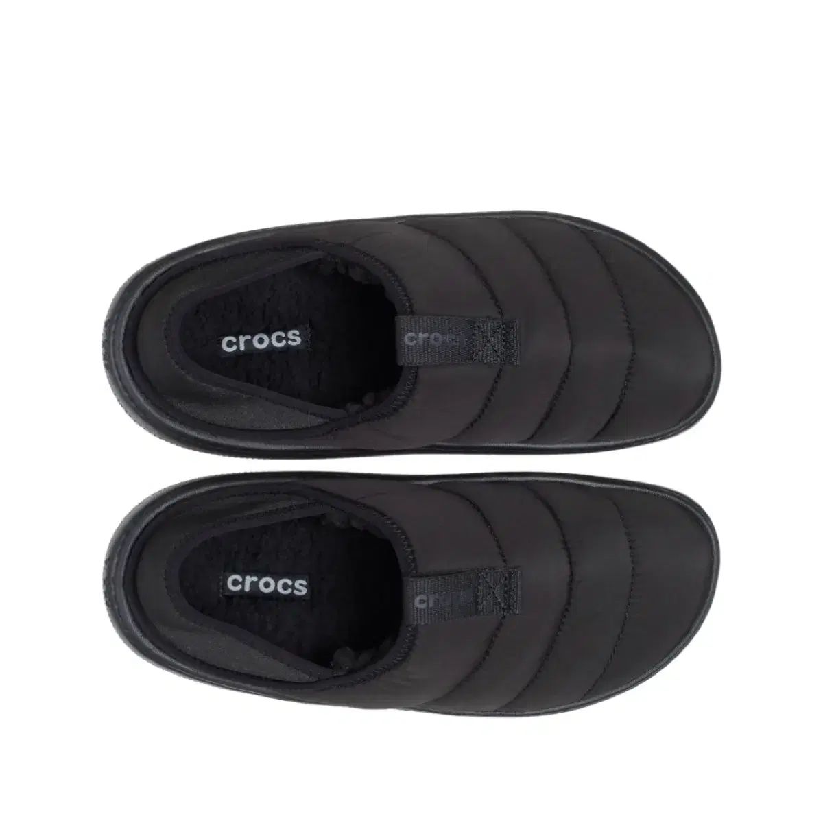 クロックス Classic パフ モック ブラック ダウン 防寒シューズ 280
