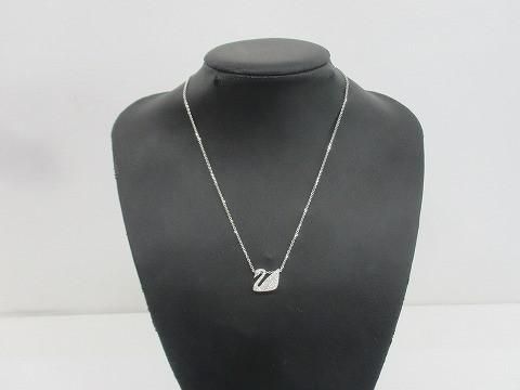 スワロフスキー クリスタル ペンダント ネックレス スワン 白鳥 1802295 レディース