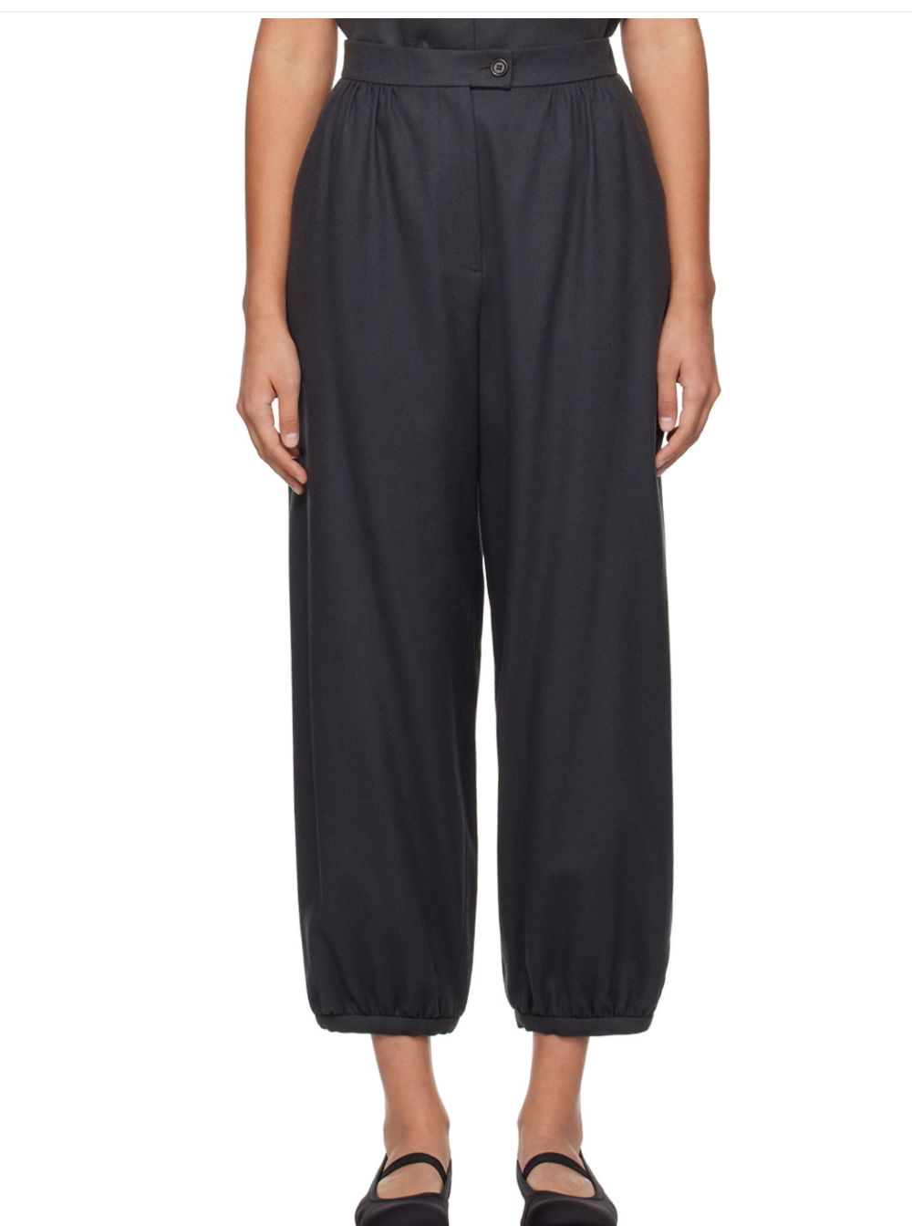 レディース 23 fw ウール シャーリング パンツ サイズ0