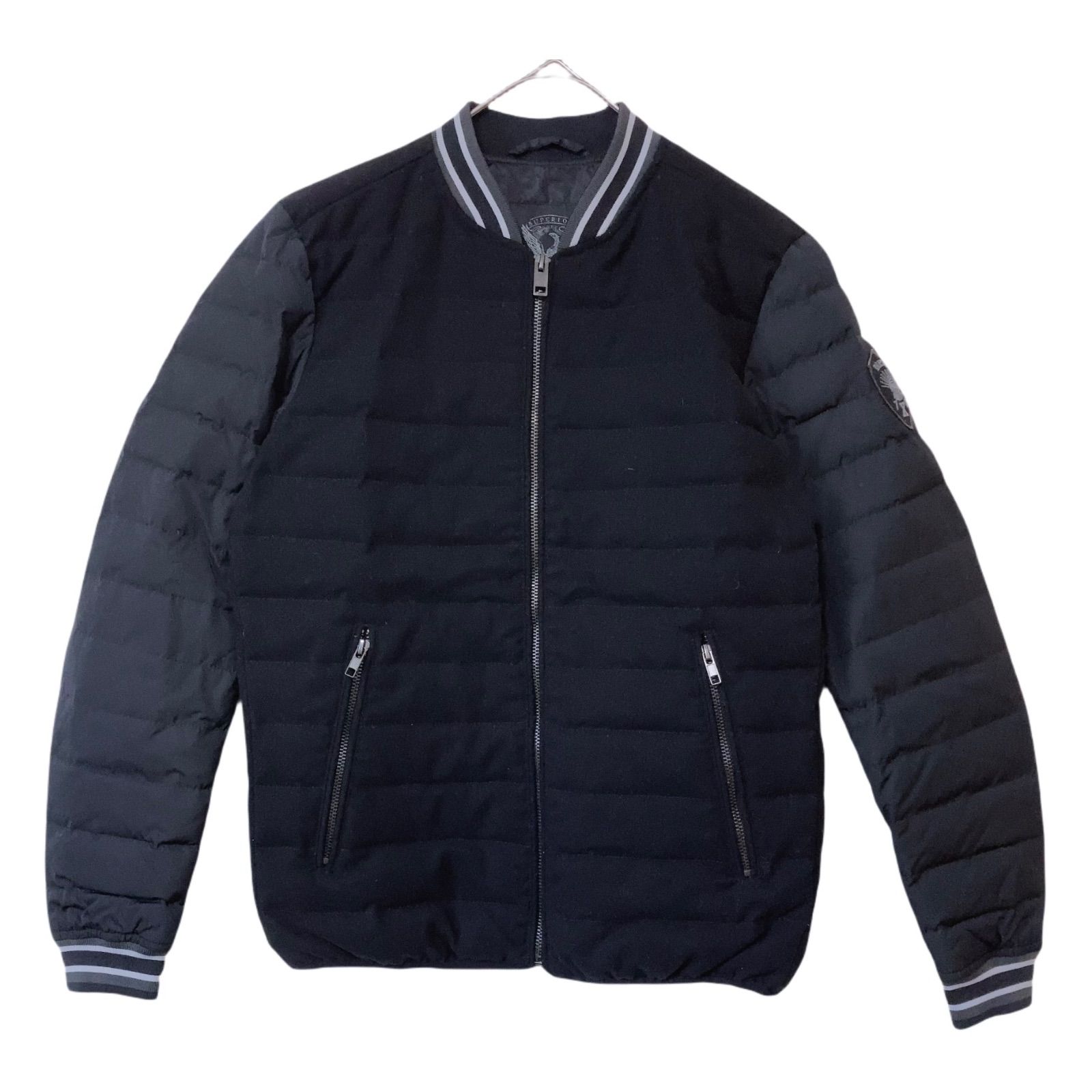 z1626 【美品】DIESEL ディーゼル ダウンジャケット スタジャン 異素材 