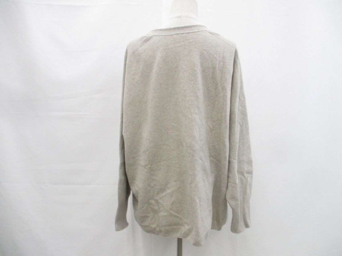 IENA EY 55 Fine ニュージーウール Vプルオーバー F ベージュ レディース