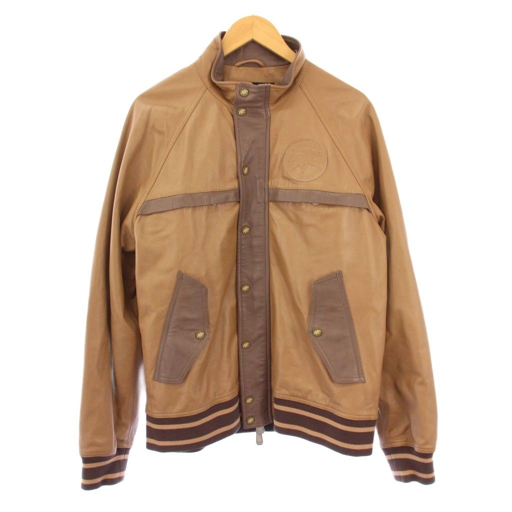 HUNTING WORLD ブラックレザージャケット　イタリア製riri zip HUNTING WORLD ブラックレザージャケット イタリア製riri zip Jacket