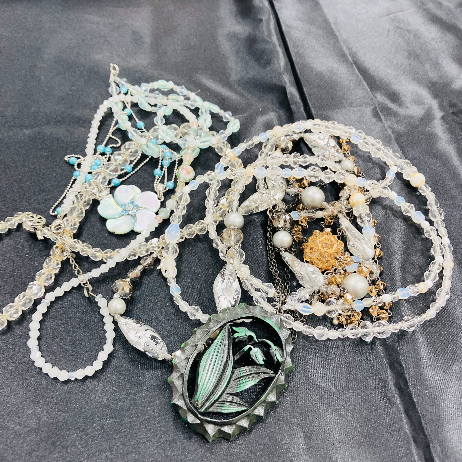 A【まとめ売り】ネックレス アクセサリー 水晶 - メルカリ