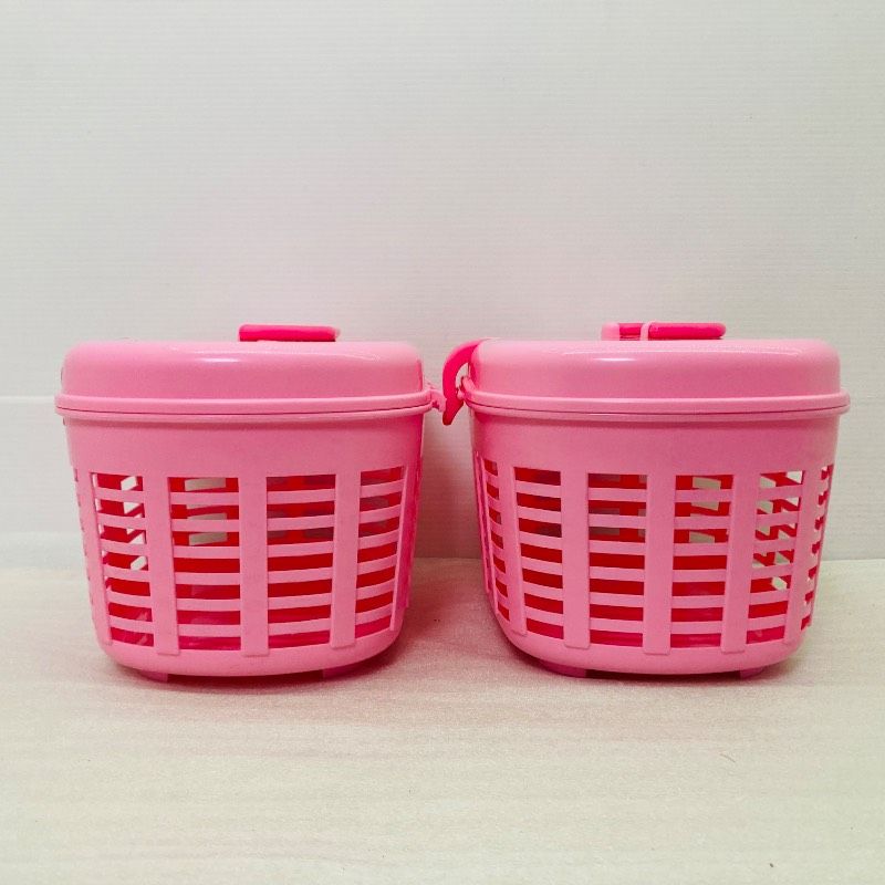 未使用品】【2点セット】ハローキティ かご バスケット ケース 入れ物