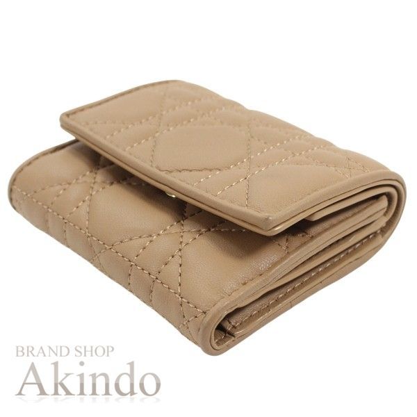 新品同様】ディオール レディース 三つ折り財布 レディディオール